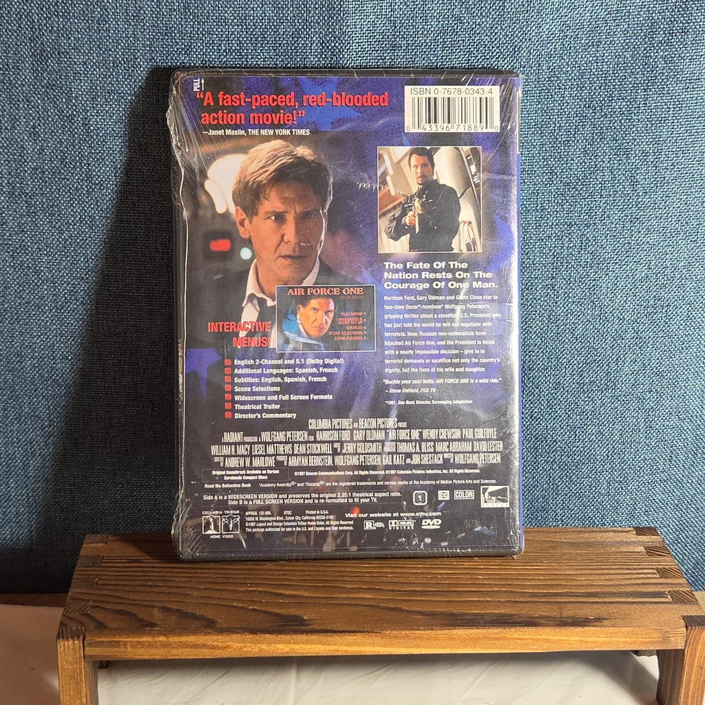 Columbia Pictures Air Force One DVD Harrison Ford 1997