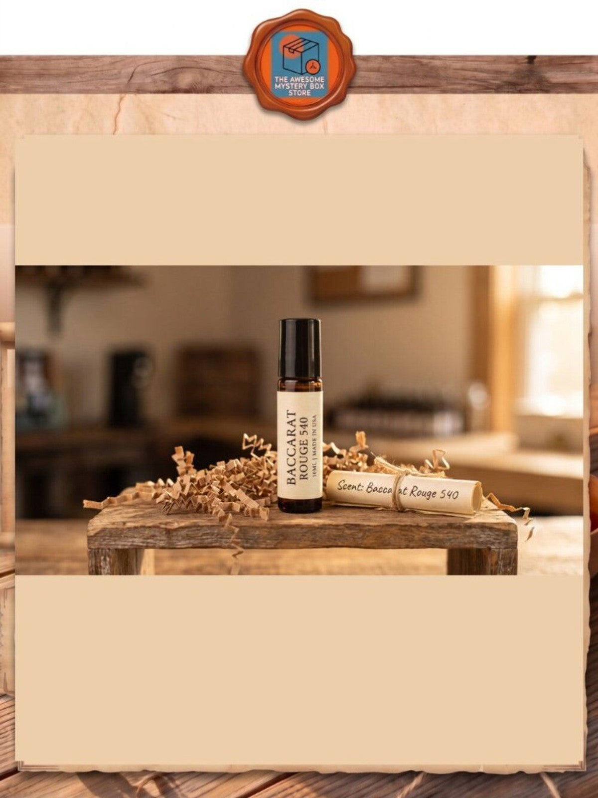 Artisan Spicy Amber Citrus Sandalwood Scented Oil 10ml Glass Roll-On Made in USA