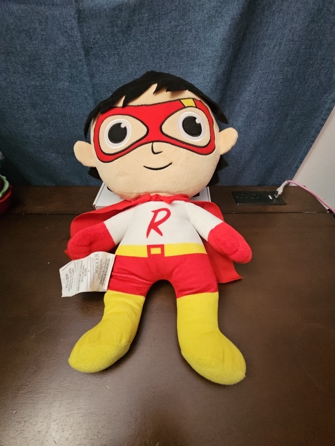 Ryan's World Red Titan 18 Inch Plush Doll | Super Hero Ryan Pillow Buddy | Soft