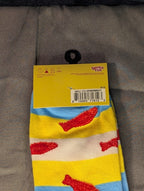 Odd Sox Swedish Fish Socks Crew Novelty Candy Licensed
