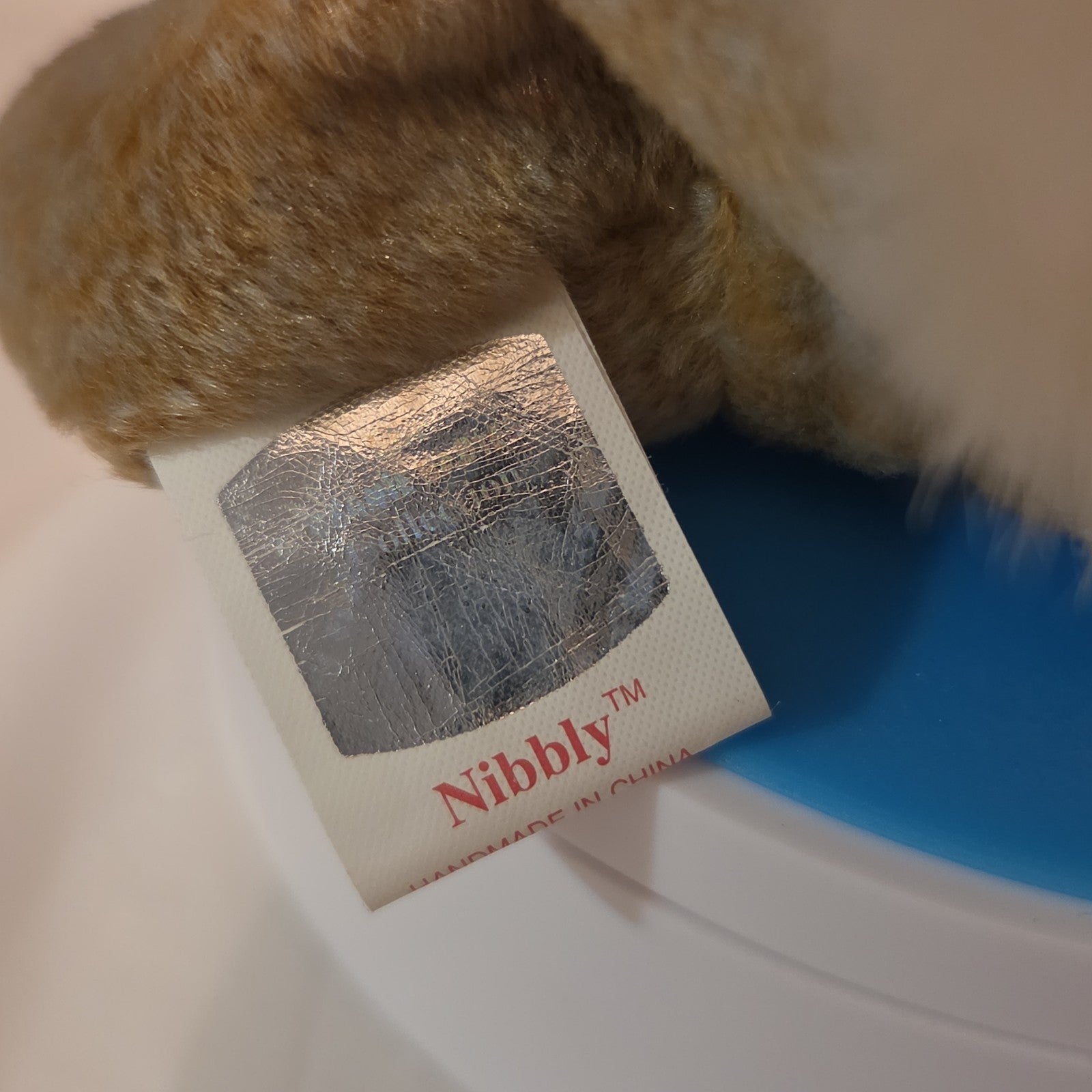 Ty Beanie Baby Nibbly Bunny Rabbit Plush 1999 NWT Hard Tag Protector