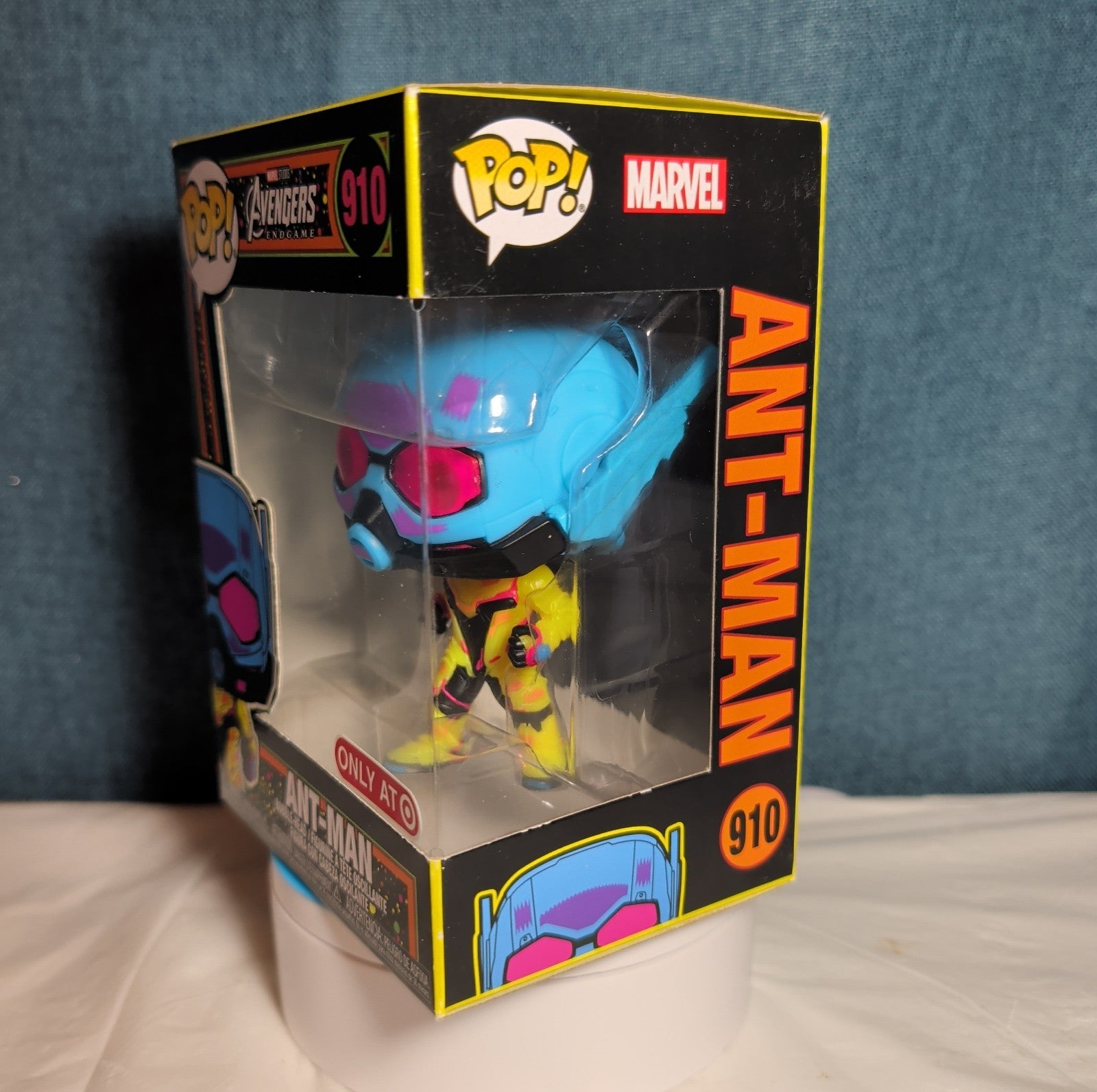 Funko Pop Ant-Man 910 Avengers Endgame Blacklight Target Exclusive PreOwned