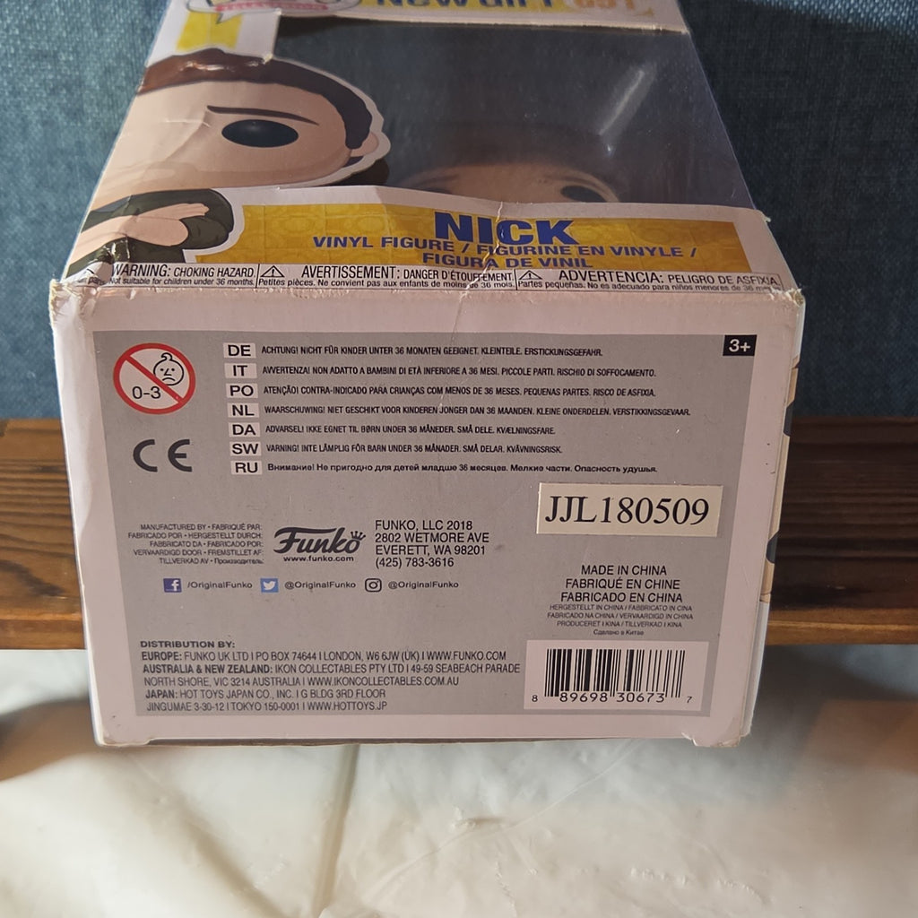 Funko Pop Television New Girl Nick 651 Vaulted Vinyl Figure 2018 With Protector