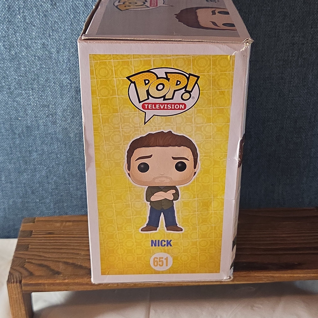 Funko Pop Television New Girl Nick 651 Vaulted Vinyl Figure 2018 With Protector
