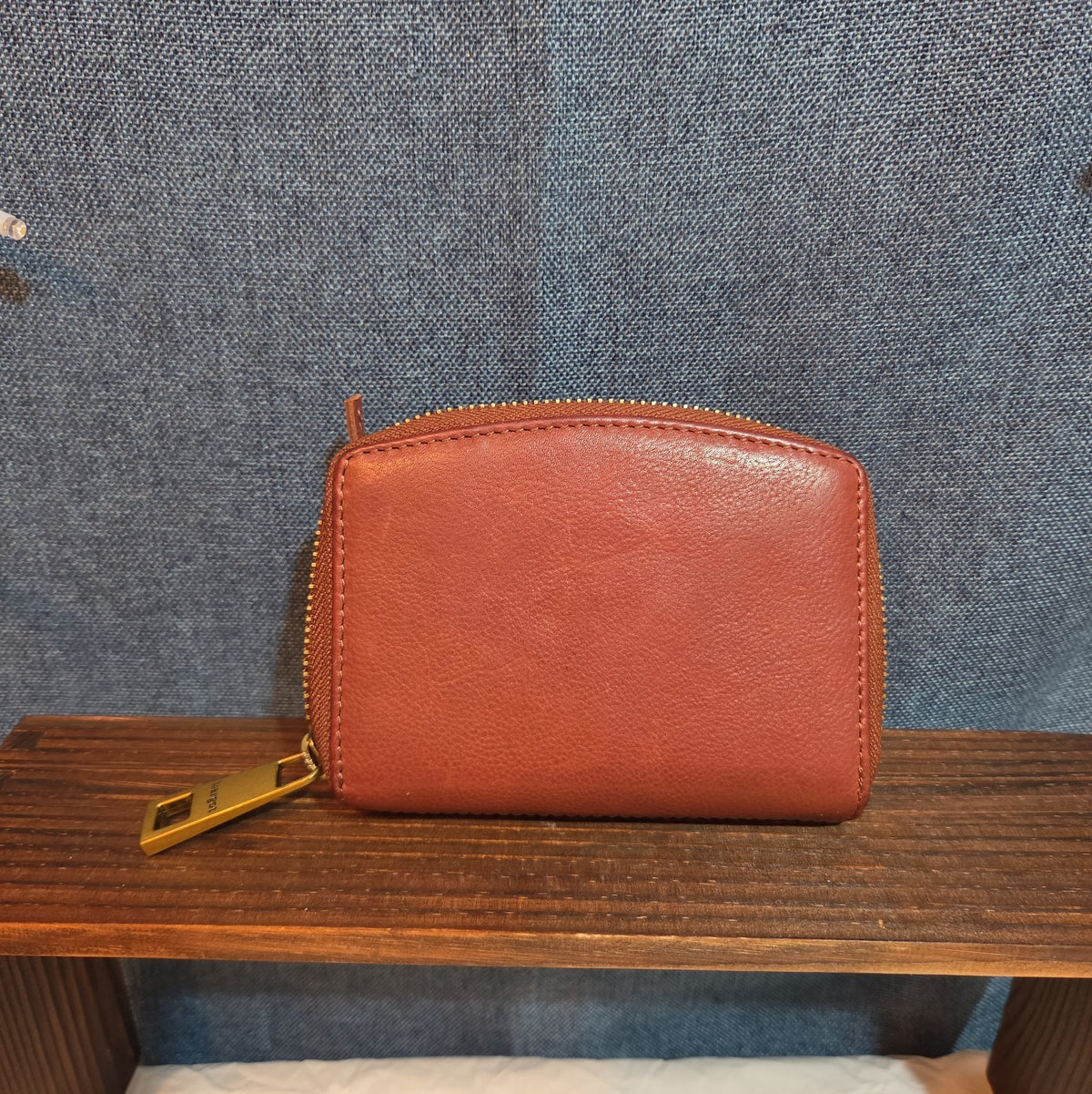Margot New York Gina Compact Wallet Brandy Leather Boho