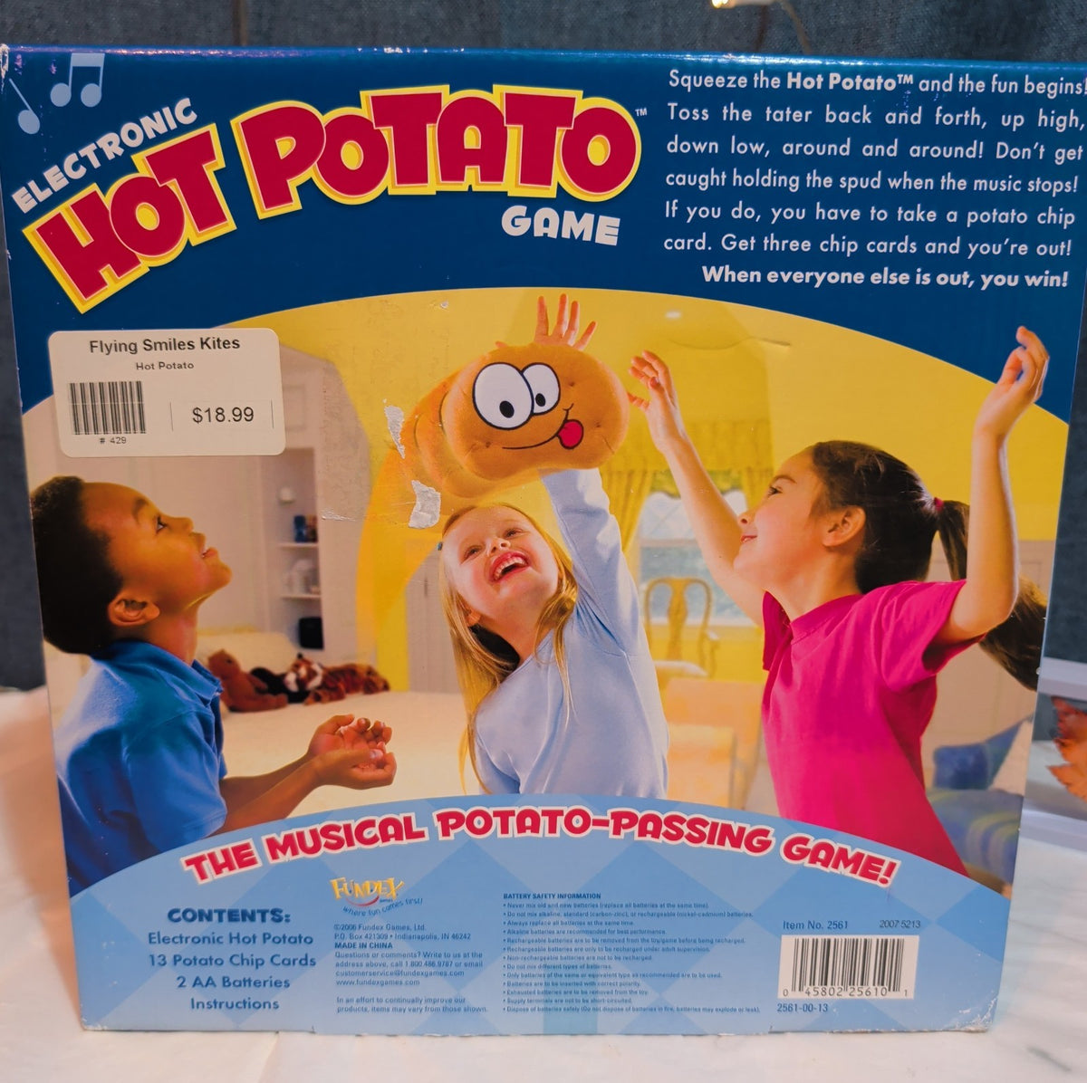 Fundex Electronic Hot Potato Musical Passing Game Plush Toy
