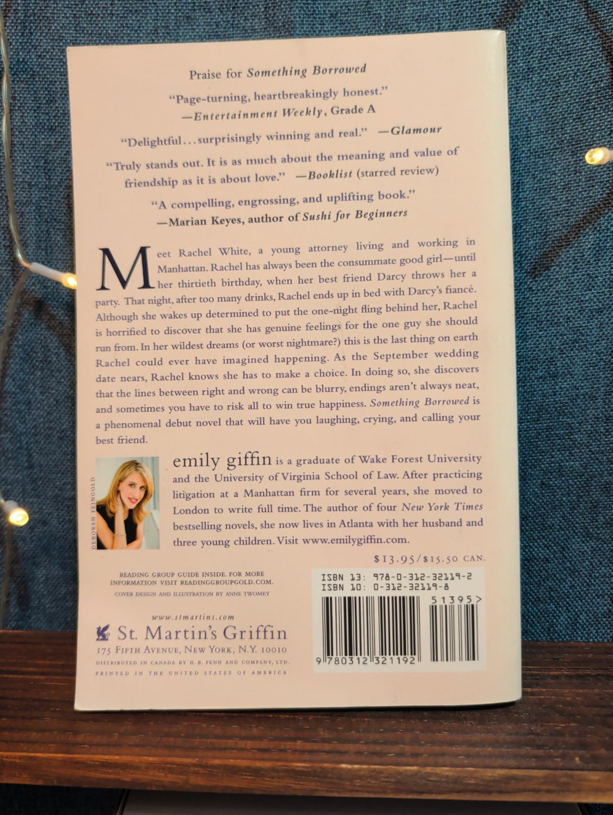 Emily Giffin Something Borrowed Paperback