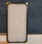 Boutique Samsung Galaxy Queen Crown Gold Square Case Shockproof