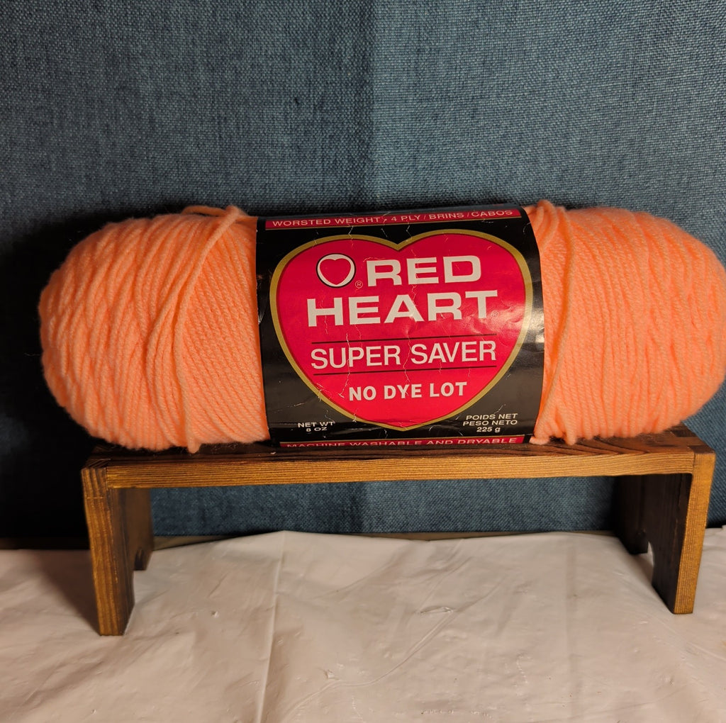 Red Heart Super Saver Light Coral Yarn 8oz