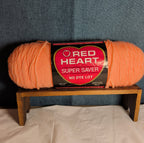 Red Heart Super Saver Light Coral Yarn 8oz