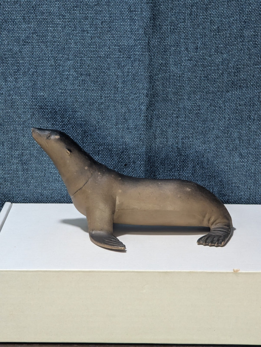 Vintage S.H. Sea Lion Figure | Realistic Ocean Animal Toy | Articulated Neck