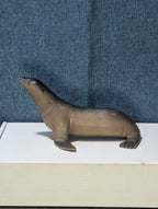 Vintage S.H. Sea Lion Figure | Realistic Ocean Animal Toy | Articulated Neck