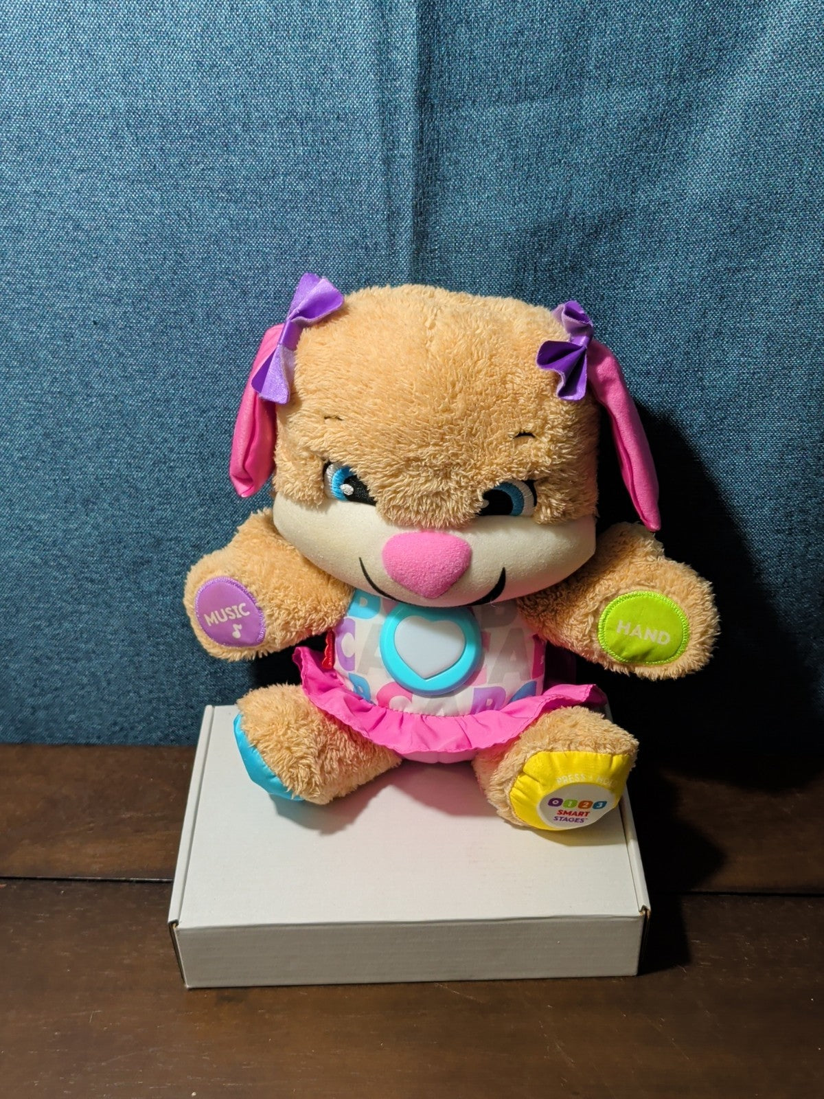Fisher-Price Laugh & Learn Smart Stages Sis Puppy Interactive Plush Educational