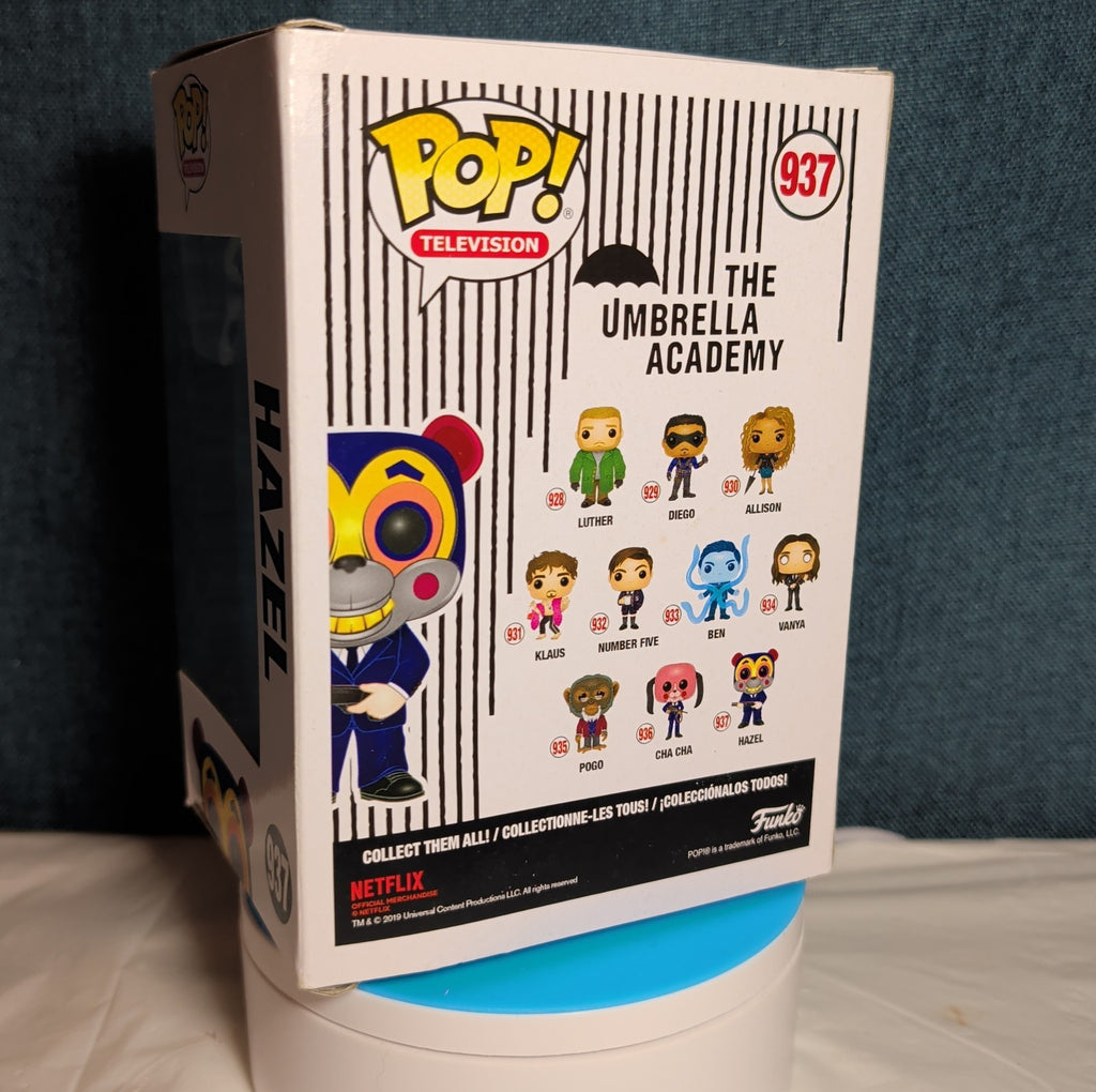 Funko Pop Television Umbrella Academy 937 Hazel Mask Figure in Box w Protector