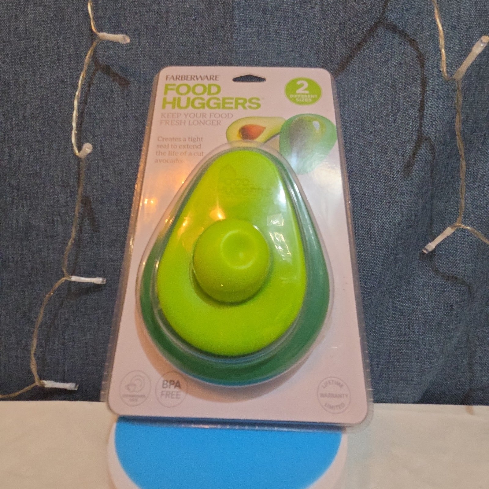 Farberware Food Huggers Silicone Avocado Saver 2-Pack BPA-Free