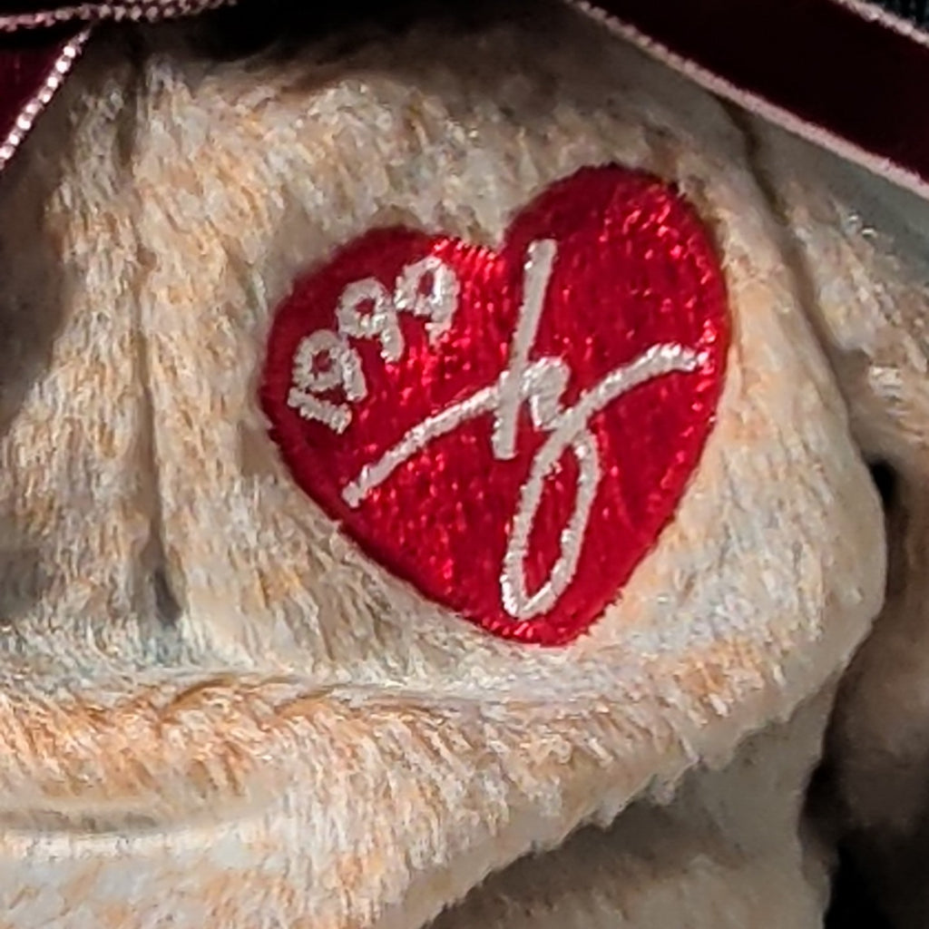1999 Signature Bear Ty Beanie Baby Retired MWMT with Tag Protector Ginger Bear