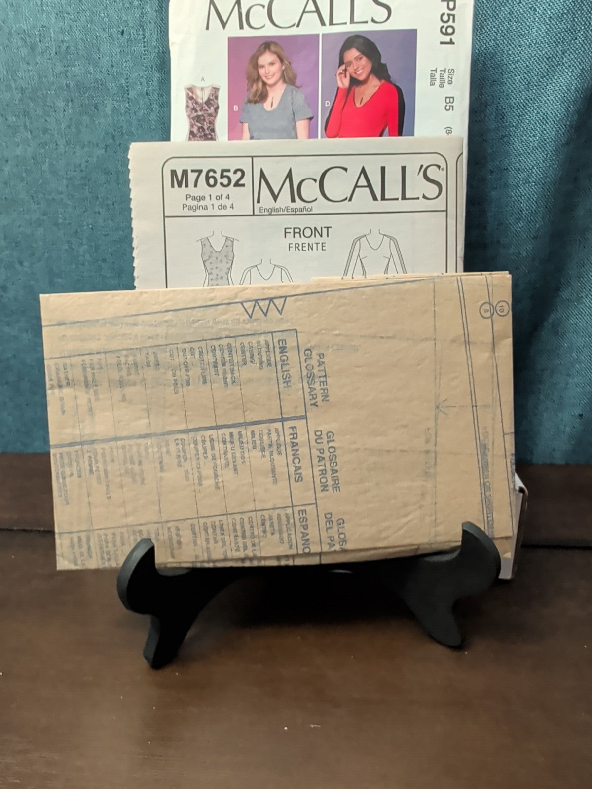 UNCUT McCall's M7652 (MP591) Pattern | Slimming Color Block Knit Dress Size 8-16