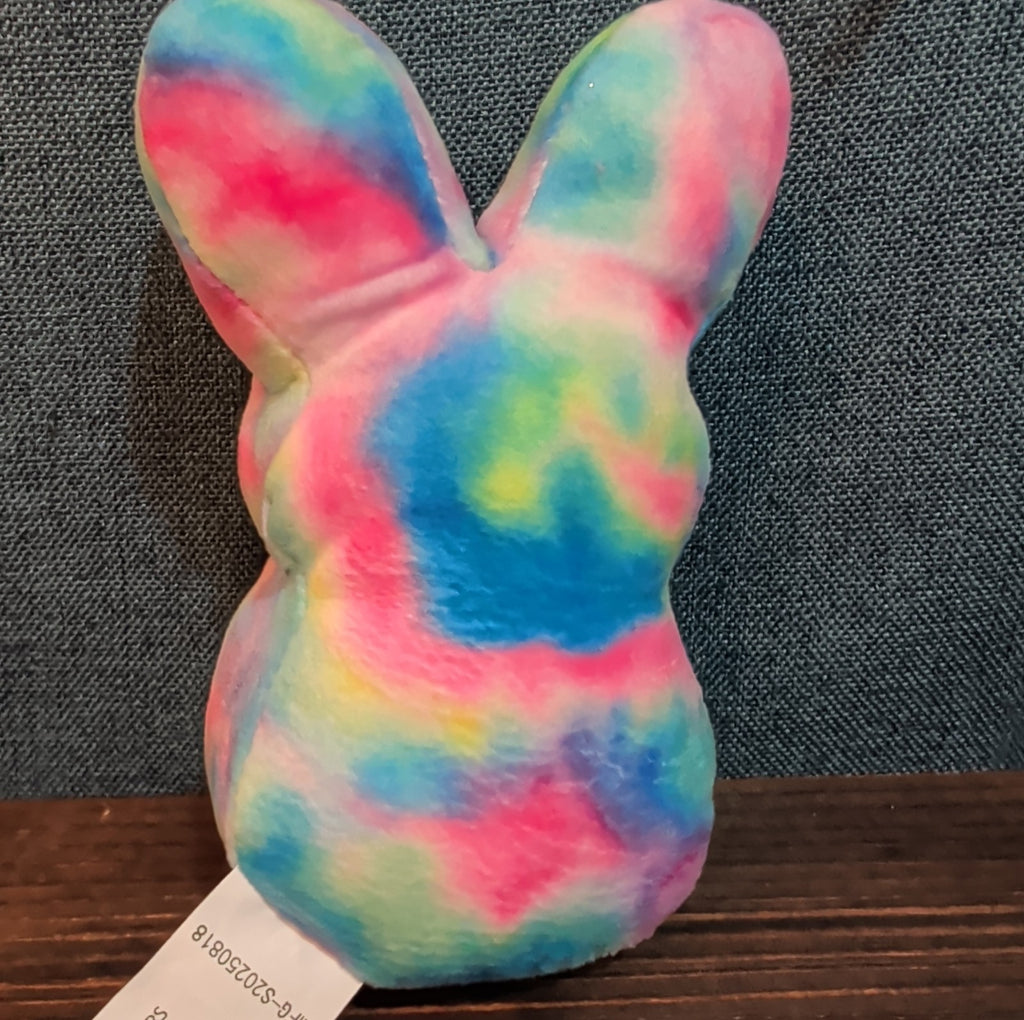 Peeps Bunny Plush Lot 4 Strawberry Tie-Dye Purple Yellow 2014