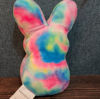 Peeps Bunny Plush Lot 4 Strawberry Tie-Dye Purple Yellow 2014