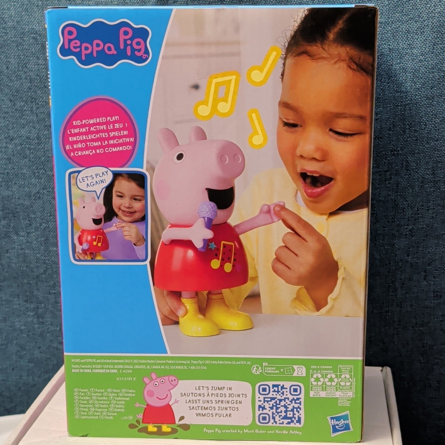 Hasbro Peppa Pig Talk & Sing Peppa Doll Musical 50+ Sounds Songs New Sealed