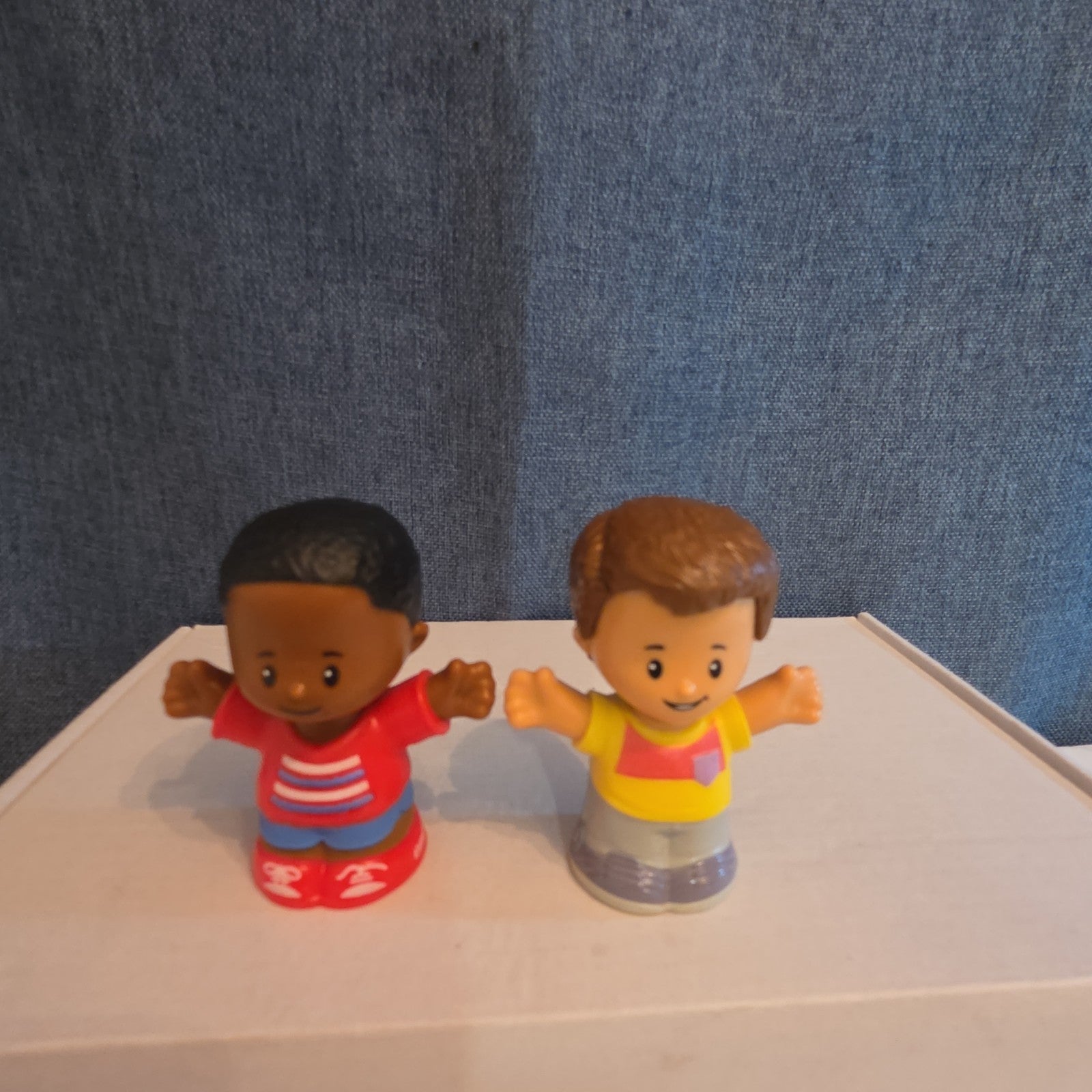 Fisher Price Little People Figures Lot of 4 Disney Belle Boy Girl Replacement
