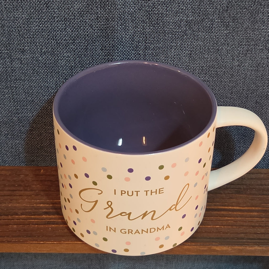Threshold Grand In Grandma 16oz Stoneware Coffee Mug Dotted