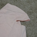 Blush Pink Midi Dress Full Zip Cutout Short Sleeve Bodycon XXL