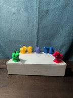 Learning Resources Friendly Farm Animal Counters | Set of 7 Rubber Figures