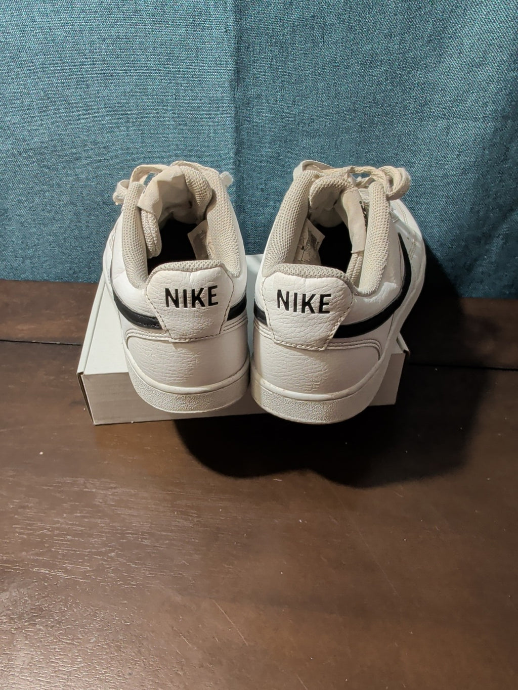 Nike Court Vision Low Next Nature US 8 Men's White Black DH2987-101 Panda Hoops