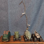 Lot Of 7 Dinosaur Monster Trucks, Vehicles Plastic