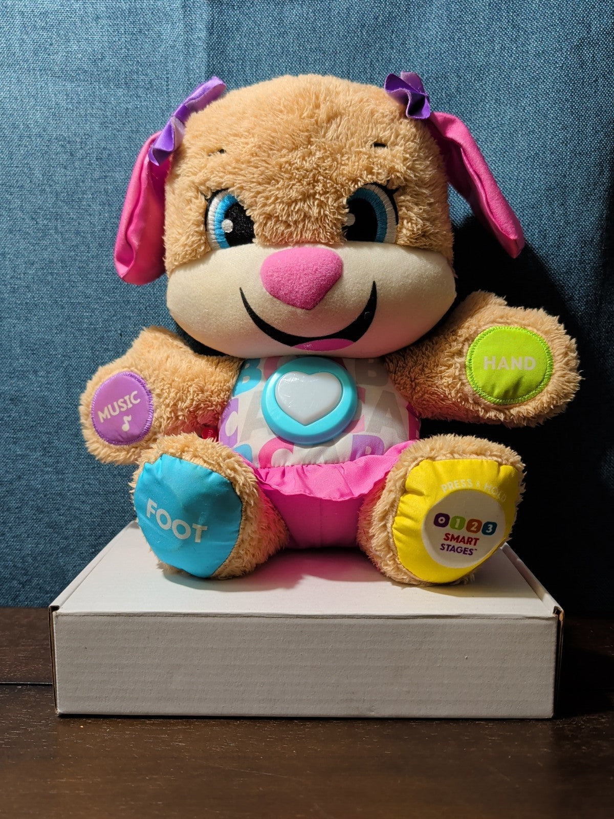 Fisher-Price Laugh & Learn Smart Stages Sis Puppy Interactive Plush Educational
