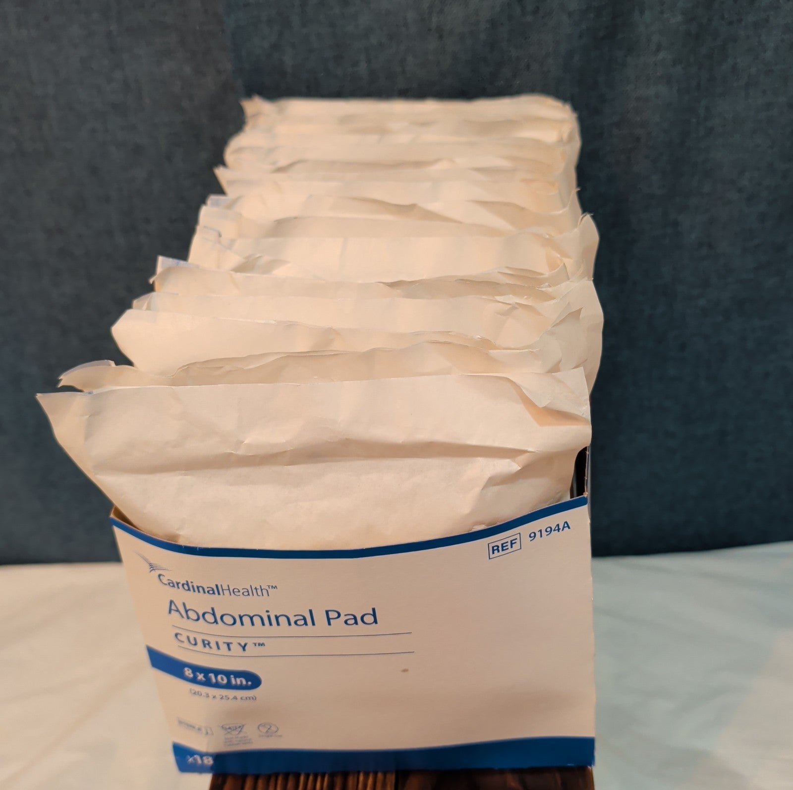 Curity Cardinal Health 8x10 Abdominal Pads Sterile 72-Ct New EXP 2029 9194A