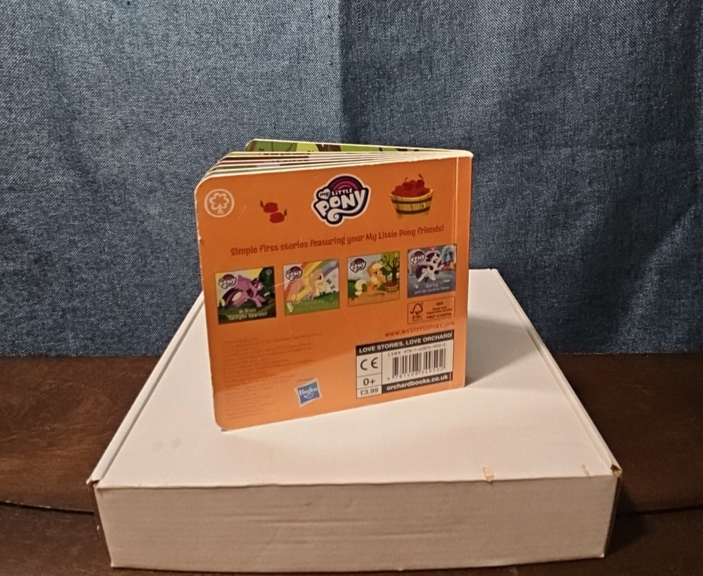 My Little Pony Read & Play Bundle | 3 Mini Figures & Board Book | Rainbow Dash