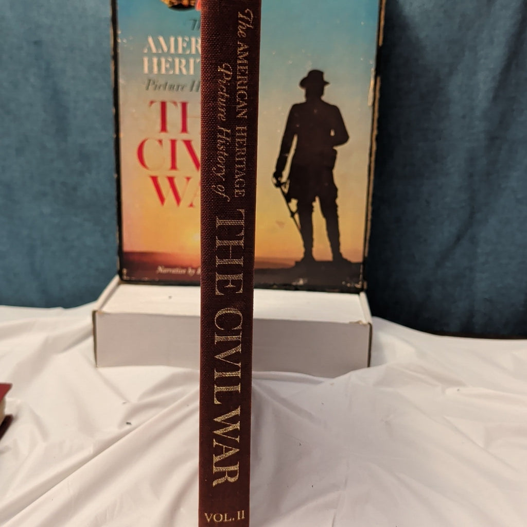 1960 American Heritage Picture History of The Civil War 2-Vol Set Bruce Catton