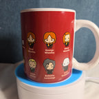 Paladone Harry Potter Chibi Characters Red Ceramic Mug 2018