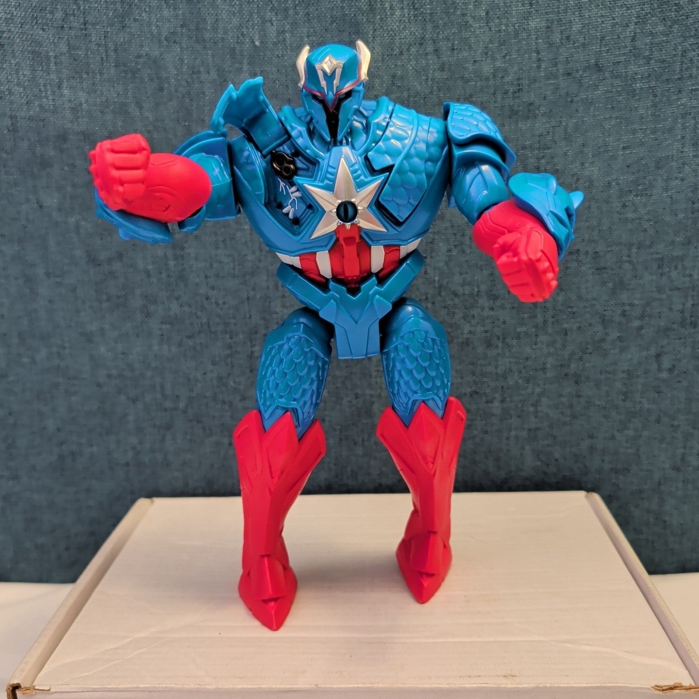 Marvel Avengers Mech Strike Monster Hunters Captain America Action Figure Hasbro