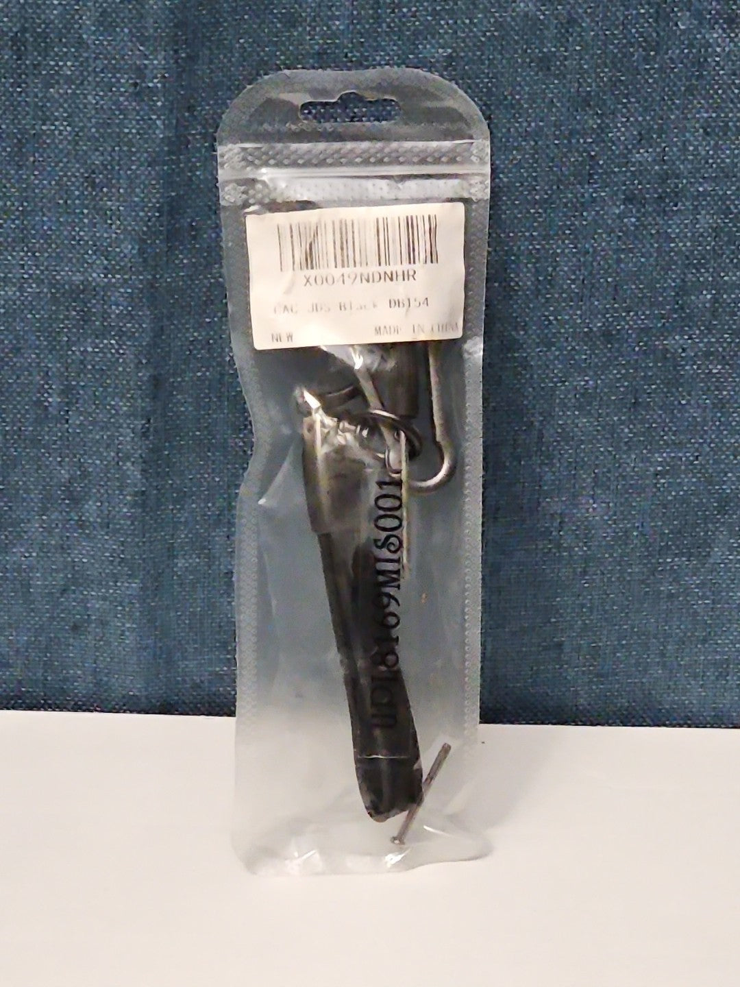 Genuine Leather GMC Car Keychain Set | Black Metal Key Ring Screwdriver Included