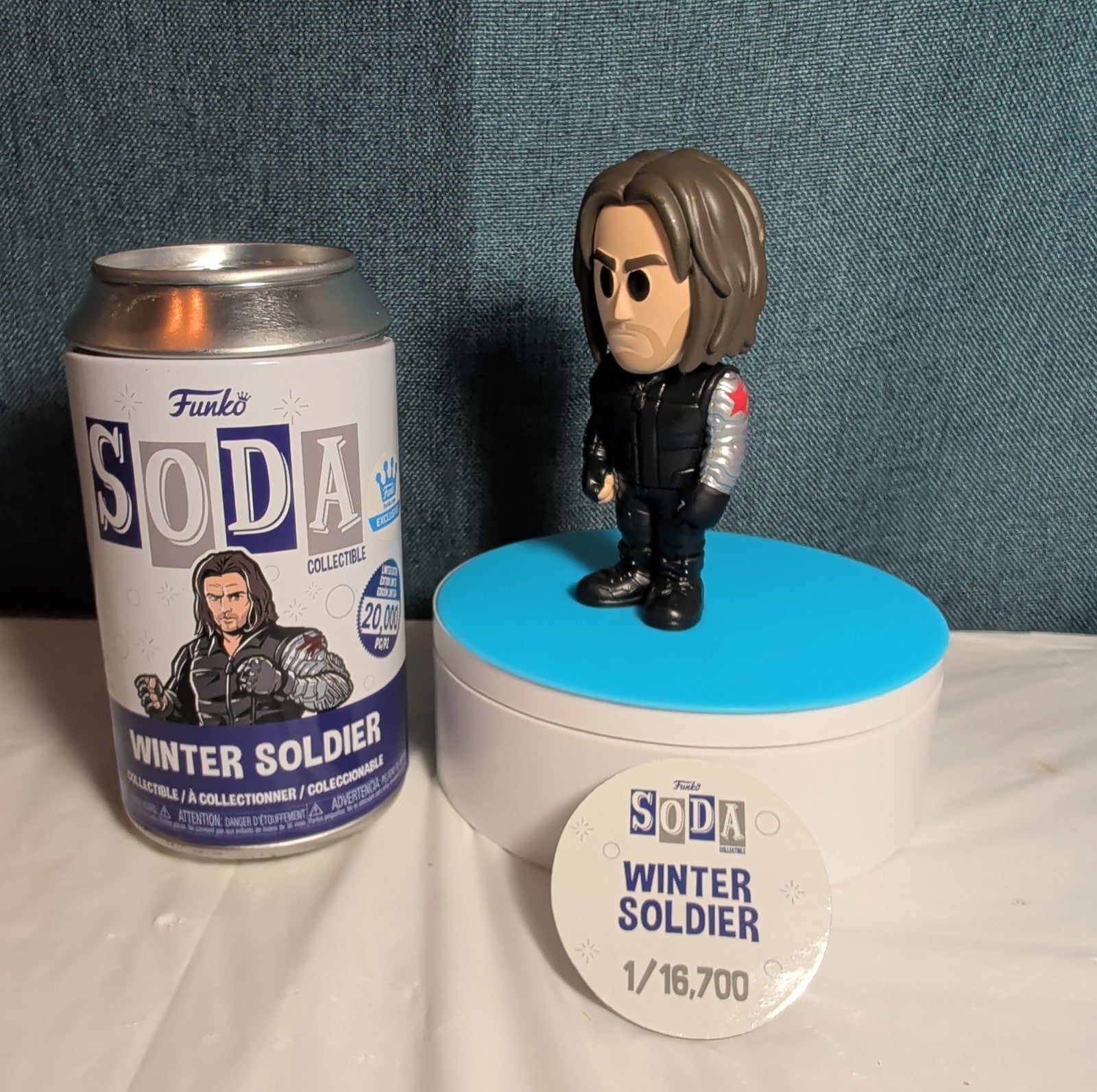 Funko Soda Winter Soldier Marvel MCU Vinyl Figure 1/16,700 w Can