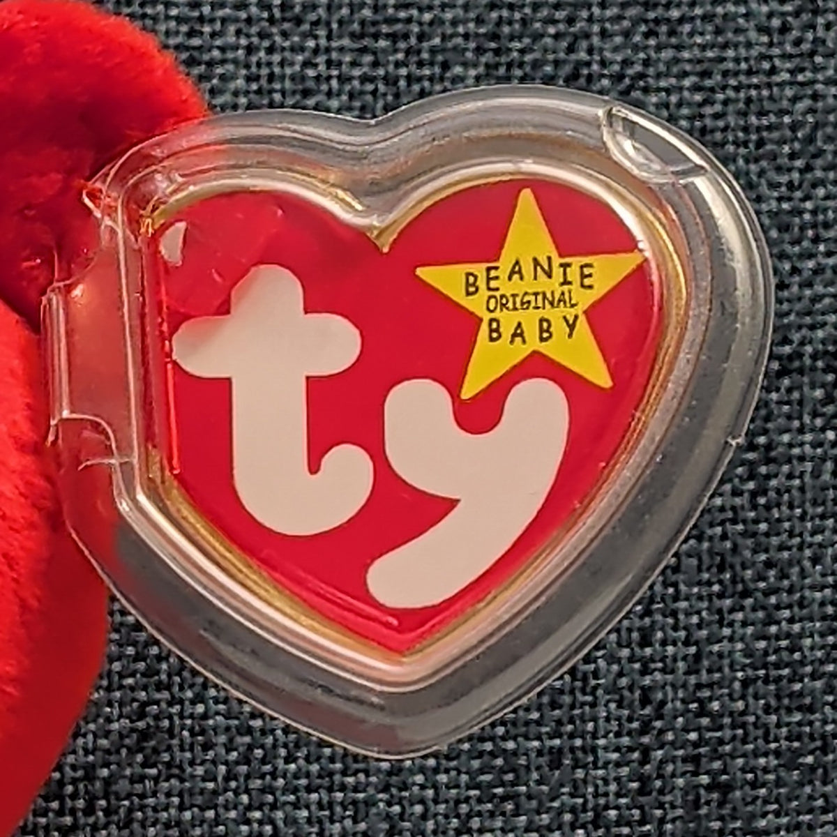 ​Ty Beanie Baby Osito Mexico Red Bear 1999 Retired Flag Chest Mint Tags 04244