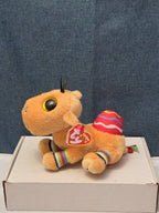 Ty Beanie Boos Jamal Camel 6" Plush Gold Glitter Eyes Retired 2014 MWMT 36155