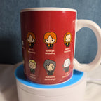 Paladone Harry Potter Chibi Characters Red Ceramic Mug 2018