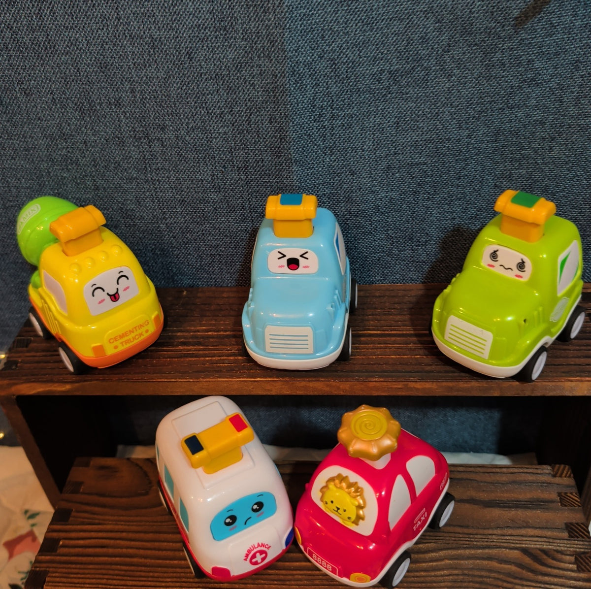 5Pc Pull Back Toy Car Set Toddler Kawaii Push Play