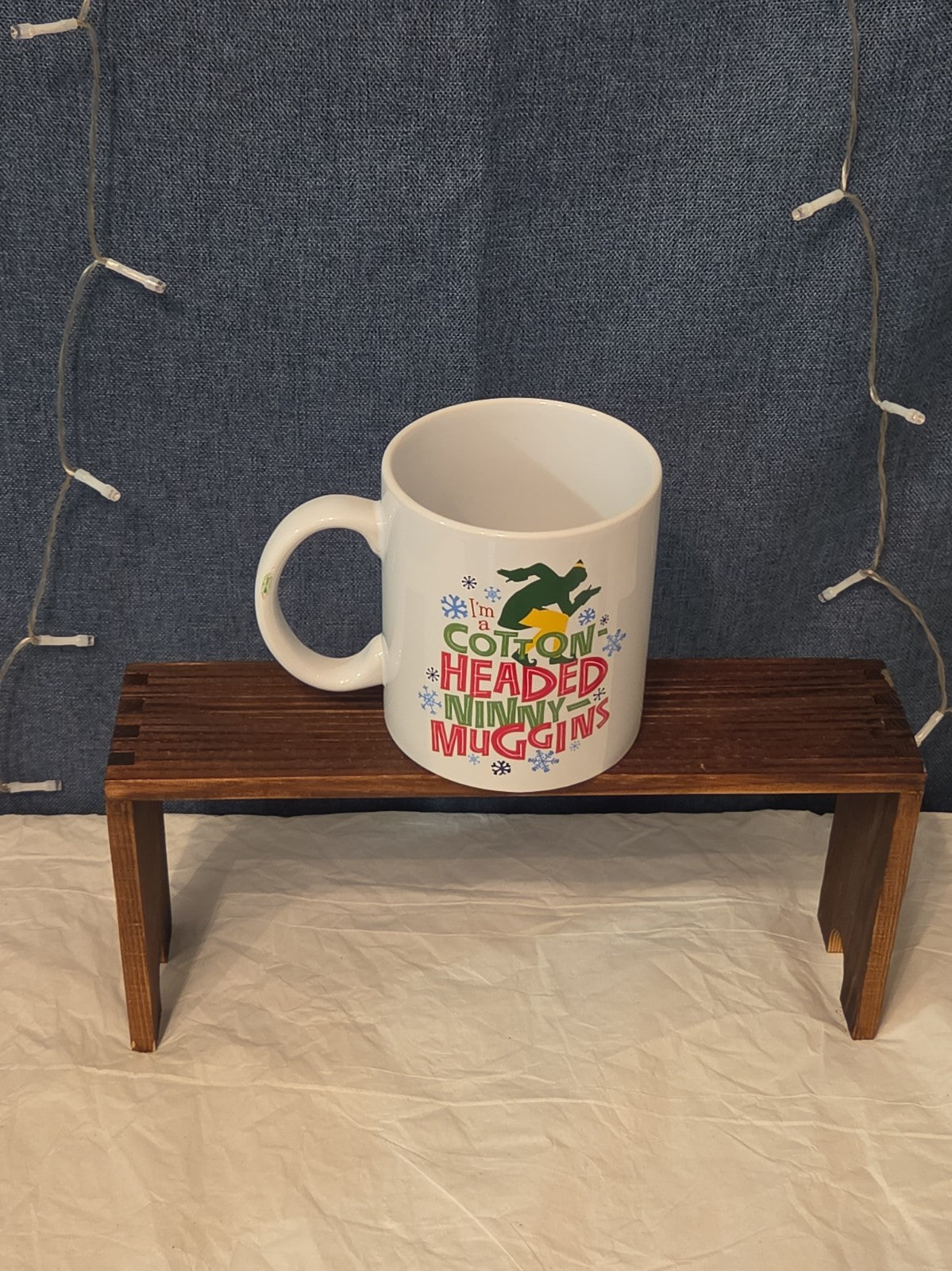 ELF Christmas Movie Ceramic Coffee Mug I'm a Cotton-Headed Ninny-Muggins 20 oz