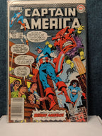 Captain America #289 1984 Newsstand Bernie America Assistant Editors Month Good