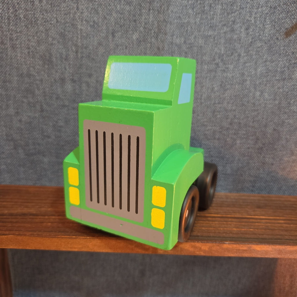 Melissa & Doug Wooden Car Carrier Truck Cab Green Replacement