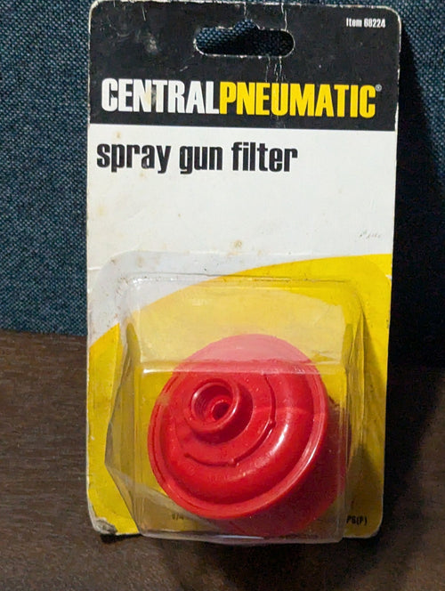 2 Central Pneumatic Inline Spray Gun Filters | Water Trap 1/4" NPT | NOS 88224