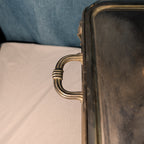 Silver Plated Double Chafer 8 Qt Buffet Server 2 Marinex Glass Pans Lion Feet
