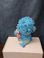 Retired Ty Beanie Boos Mandy Blue Poodle Plush 10" Medium Buddy |  Sparkle Eyes