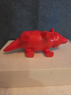 Kid Connection Triceratops Dinosaur Toy Red Blue 7" Long Plastic Figure Toddler