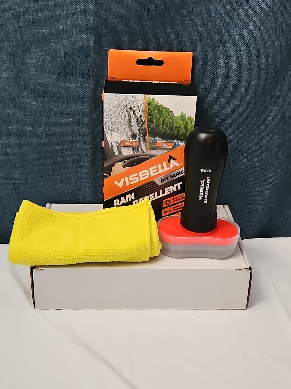 Visbella Rain Repellent DIY Kit 100ml | Hydrophobic Glass Coating Shield